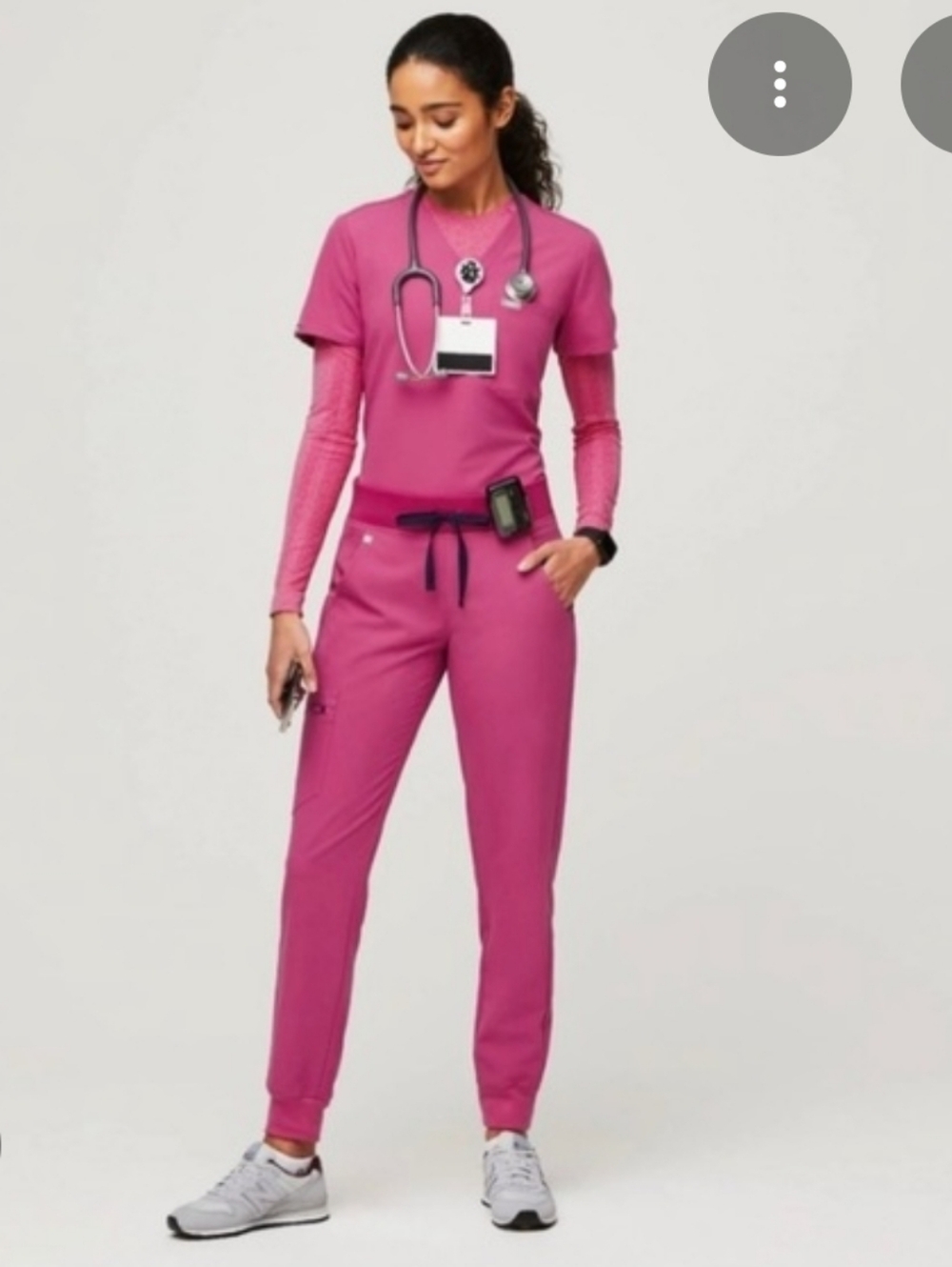 Electric Orchid Figs Jogger Set